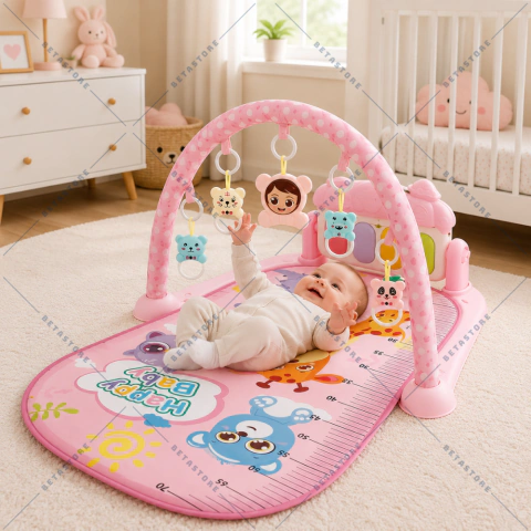 Gimnasio Tapete para Bebe - Color Rosado