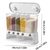 Dispensador De Alimentos Frutos Secos Granos 5 Espacios - Beta Store
