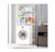 Organizador de lavadora mueble 3 estantes