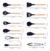 Set 19 Utensilios De Cocina En Silicona Con Tabla De Picar en internet