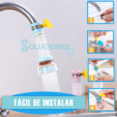 ¡OFERTA 2X1! Filtro Purificador 360° Para Grifos - Cocina, baño o donde quieras! - tienda online