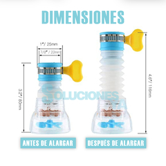 ¡OFERTA 2X1! Filtro Purificador 360° Para Grifos - Cocina, baño o donde quieras! - SolucionesYa