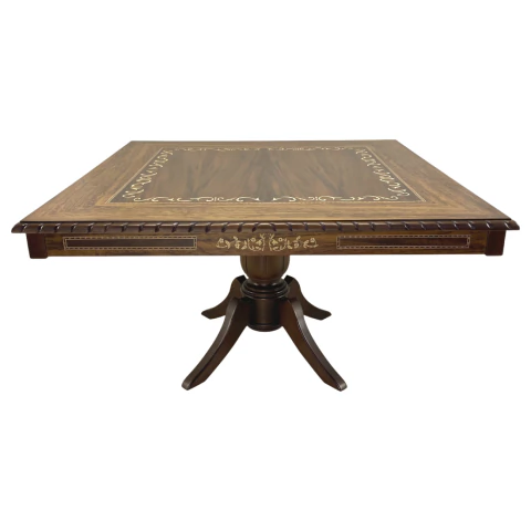Mesa Quadrada com Marchetaria