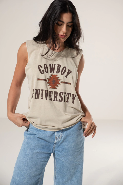 Regata Over Cowboy Cru - comprar online