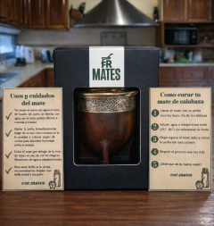 Mate imperial de alpaca liso + bombilla de regalo en internet
