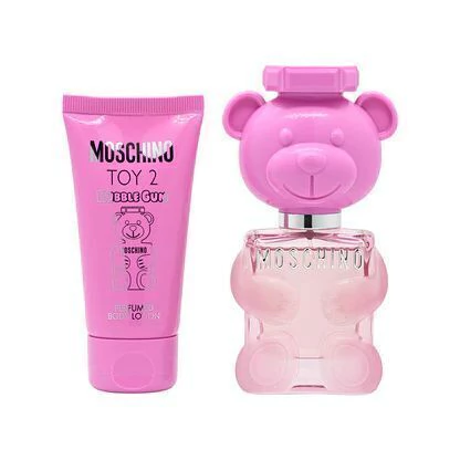 MOSCHINO TOY 2 BUBBLE GUM TRAVEL SET