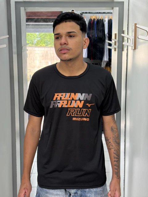 Camisa Da Mizuno Dryfit - Preta