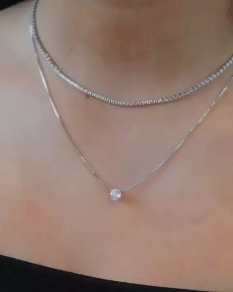 Conjunto Luz Ródio – Ponto de Luz Sofisticado | Banho de Ródio – Hipoalergênico