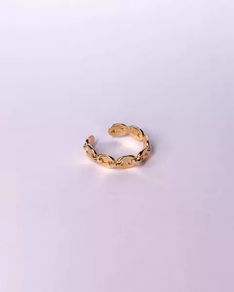 Anel Laura - anel trabalhado ouro 18k | Hipoalergênico