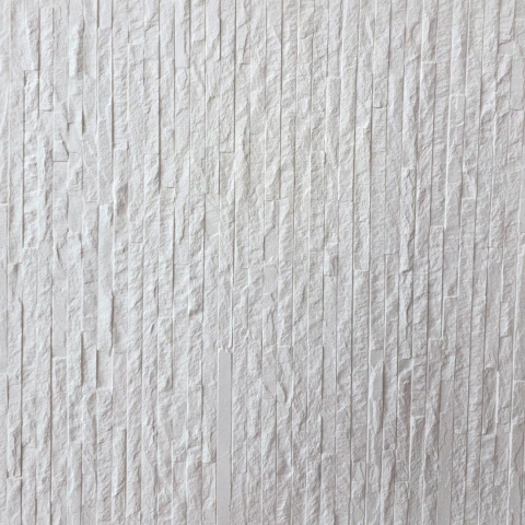 Revestimento de pedra natural Genebra Branca fléxivel - 3 mm de espessura - 60x60 cm