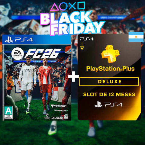 FC 26 + PLAYSTATION PLUS DELUXE (PS4) - comprar online