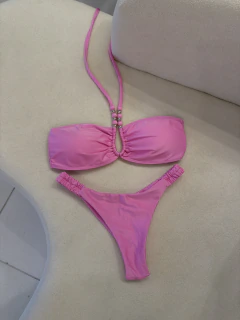 BIQUÍNI LARA DUPLO FIO ROSA
