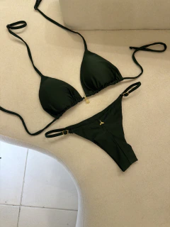 BIQUINI BASIC CORTININHA FITA SEMI FIO VERDE ESMERALDA na internet