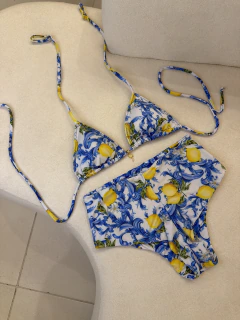BIQUÍNI LIMONADE AZUL HOT SEMI FIO
