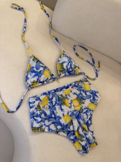 BIQUÍNI LIMONADE AZUL HOT SEMI FIO - comprar online