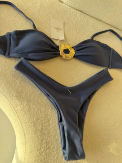 BIQUINI SOLAR ASA DELTA AZUL JEANS - Litoral Beachwear | Moda Praia Feminina