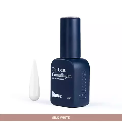 Bluwe Top Coat Camuflagem Silk White 11ml - comprar online