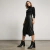 Bota Cuero Green And Black Nikki Croco Negra en internet