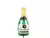 Globo Metalizado "Botella Shampagne Verde"