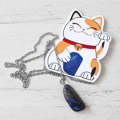 CADENA ACERO LAPISLAZULI - Envidias Alejadas