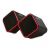 PARLANTE OFFICE USB OP100 NEGRO/ ROJO S