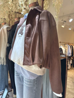 Suede bomber - comprar online