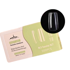 CAJA DE TIPS SOFT GEL CUADRADA N° 3 al 7 - comprar online