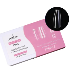 TIPS SOFT GEL COFFIN *500 EN CAJA PARIS NIGHT - comprar online