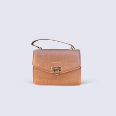 CARTERA MARRON TIPO SATCHEL