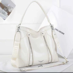 CARTERA ZADIG GRANDE DOBLE CIERRA - BLANCA