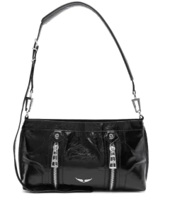 CARTERA ZADIG MEIDANA DOBLE CIERRA - NEGRA - tienda online