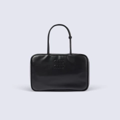 BOLSO MIU MIU C/MANIJA MEDIANO - NEGRO - comprar online