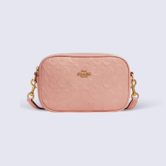 BANDOLERA COACH CON ESTAMPA - ROSA METALIZADO - comprar online