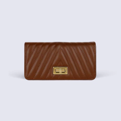 SOBRE F&B LINEAS DIAGONALES - MARRON - comprar online