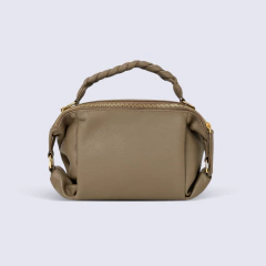 CARTERA ROSA AMORA TRENZA C/TIRA LARGA