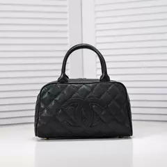 CARTERA CHANEL C/LOGO GRANDE NEGRO - NEGRA - comprar online