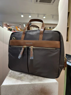 PORTA NOTEBOOK PAVAO MARRON