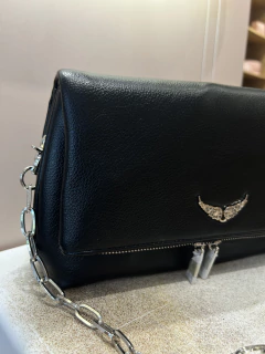 BANDOLERA ZADIG ROCKY NEGRA - tienda online