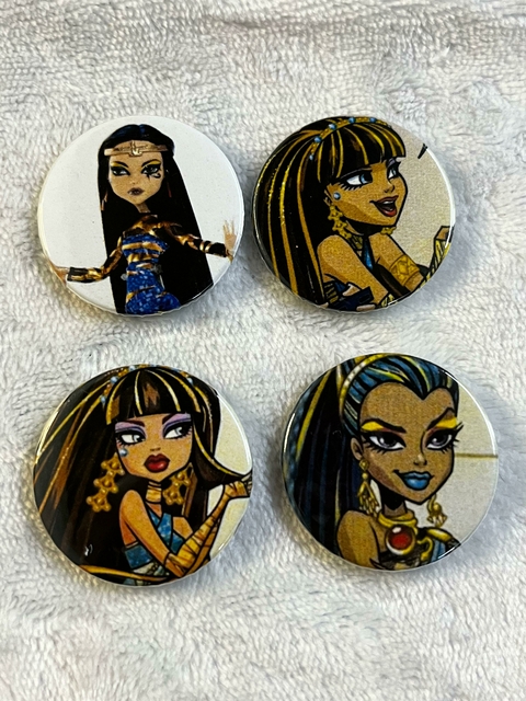 Kit Bottons Personalizados Monster High