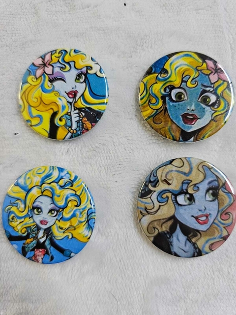 Kit Bottons Personalizados Monster High