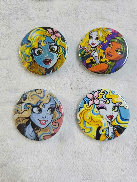Kit Bottons Personalizados Monster High