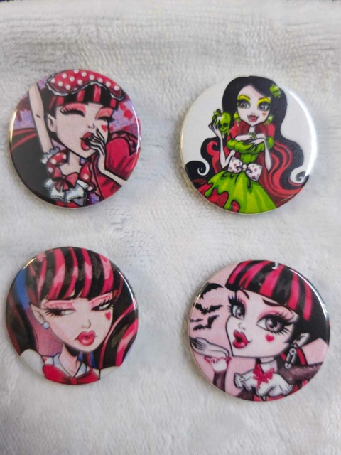 Kit Bottons Personalizados Monster High