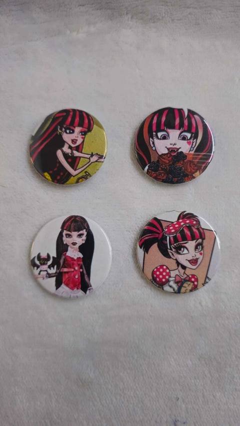 Kit Bottons Personalizados Monster High