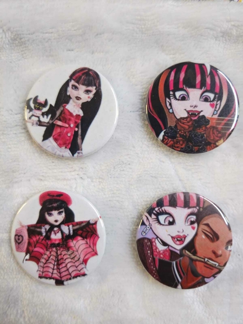 Kit Bottons Personalizados Monster High
