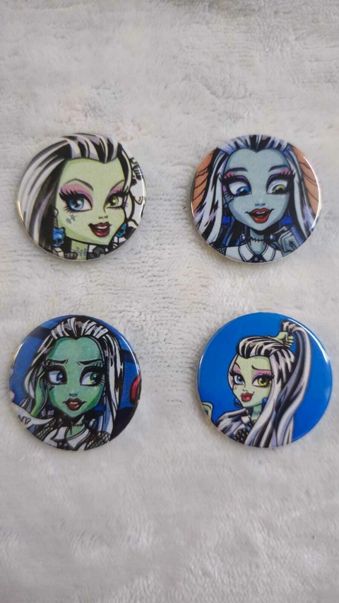 Kit Bottons Personalizados Monster High