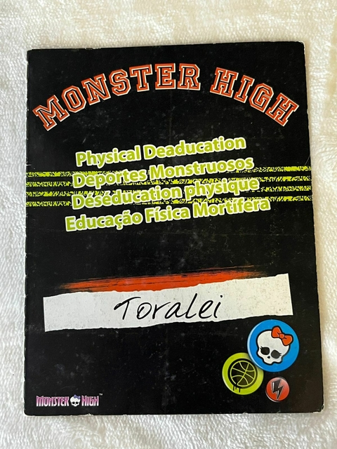 Diario Toralei Deaducation - Monster High Boneca