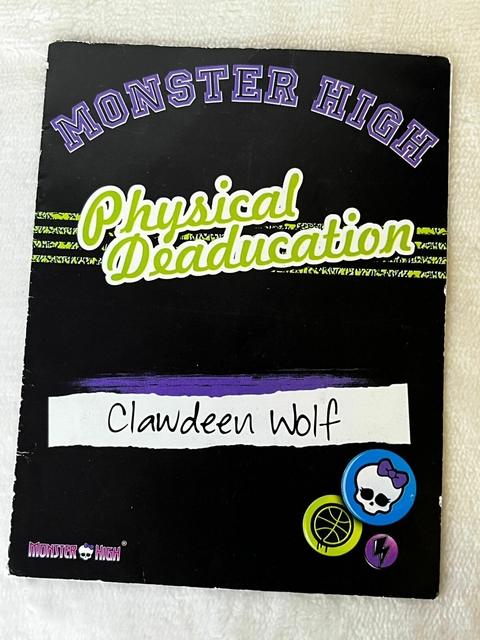 Diario clawdeen Deaducation - Monster High Boneca