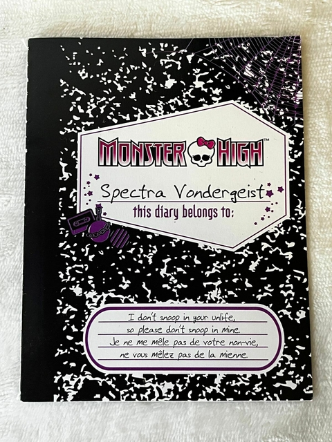 Diario Spectra - Monster High Boneca