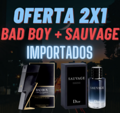 BAD BOY CAROLINA HERRERA + DIOR SAUVAGE de REGALO