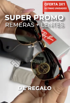 ¡3X1! REMERAS ADIDAS DRI -FIT + LENTES RAYBAN DE REGALO - Sanielsolutions